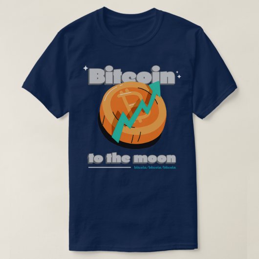 Bitmunt op de maan t-shirt (Design voorkant)