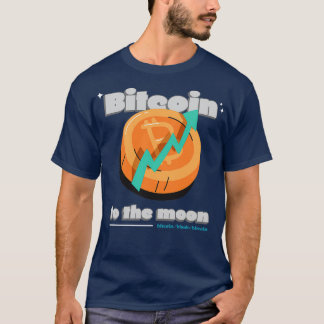 Bitmunt op de maan t-shirt