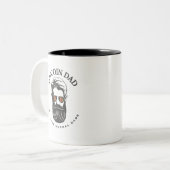 Bitmunt Pap Tweekleurige Koffiemok (Voorkant links)