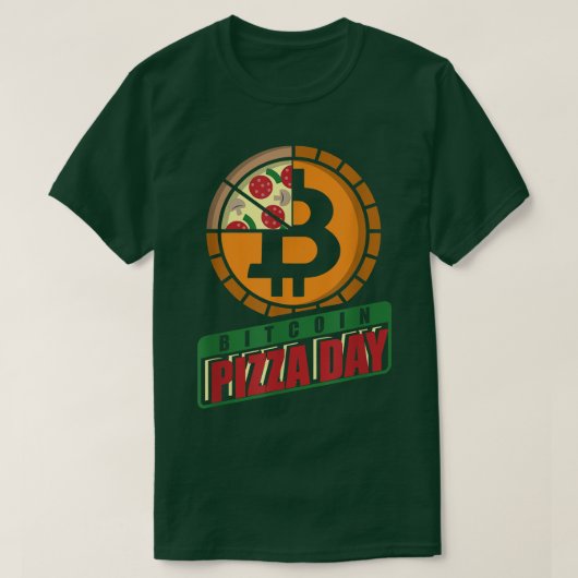 Bitmunt Pizza Dag, 22 mei Crypto T-shirt (Design voorkant)
