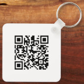 Bitmunt QR Code Gepersonaliseerd Sleutelhanger (Achterkant)