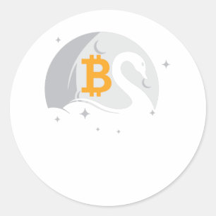 Bitmunt Swan Ronde Sticker