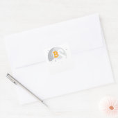 Bitmunt Swan Vierkante Sticker (Envelop)