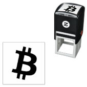 Bitmunt Symbool Zelf Rubberstempel ₿ Zelfinktende Stempel (In situ)