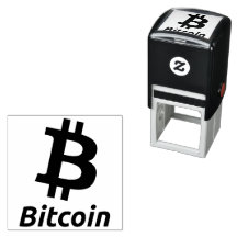 Bitmunt Symbool Zelf Rubberstempel ₿