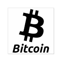 Bitmunt Symbool Zelf Rubberstempel ₿