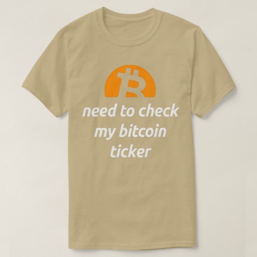 Bitmunt Ticker Design T-shirt (Design voorkant)