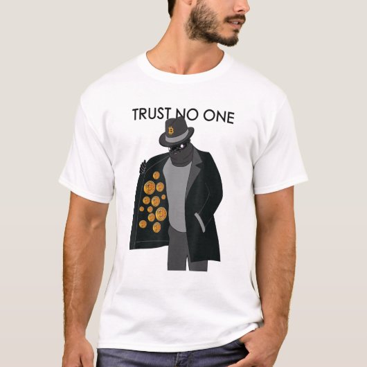Bitmunt Trust No One T-shirt (Voorkant)