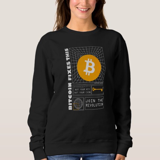 Bitmunt veegt deze 80s Retro Cyber Futuristic Trui (Voorkant)