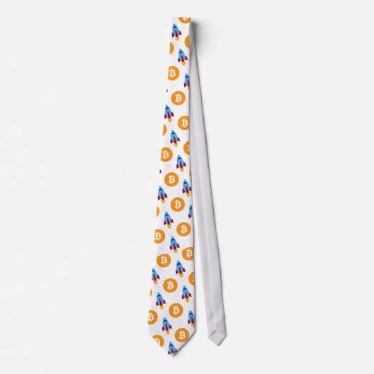 Bitmunt voor raketcryptografie van de maan stropdas (Voorkant)