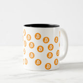 Bitmunt Wave BTC Crypto Token Coffee Mok (Voorkant rechts)