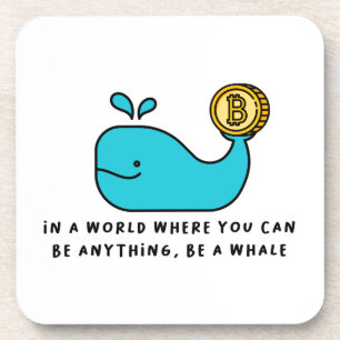Bitmunt Whale T-Shirt Bier Onderzetter