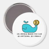 Bitmunt Whale T-Shirt Magneet (Voorkant / Achterkant)