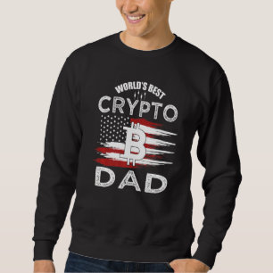 Bitmunten Gold voor Bitcoiner Crypto Dad Miner Trui