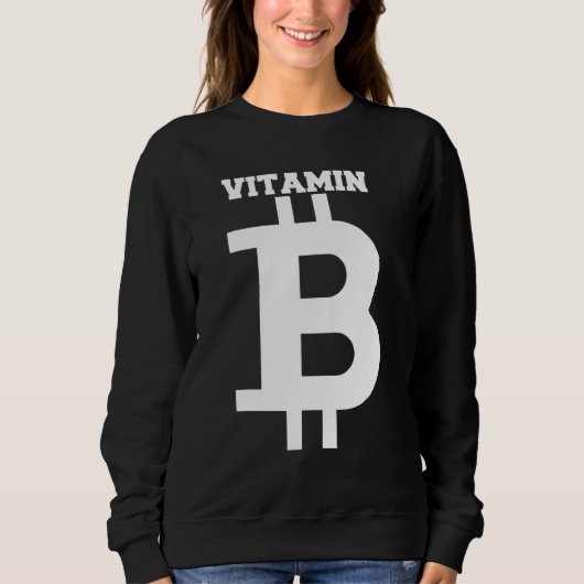Bitmunten Gold voor bitcoiner crypto Miner 12 Trui (Voorkant)
