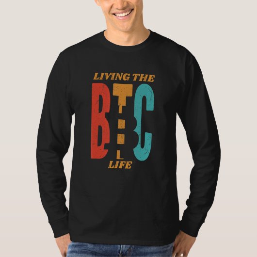 Bitmunten Gold voor bitcoiner crypto Miner 7 T-shirt (Voorkant)