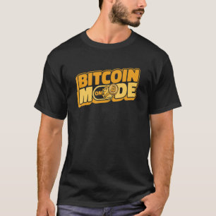 Bitmuntmodus op crypto-munt t-shirt
