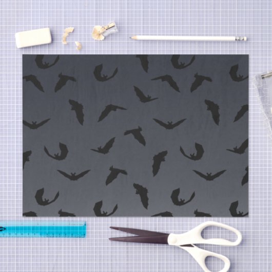 Bitpatroon op gradiëntgrijs tissuepapier (Craft)