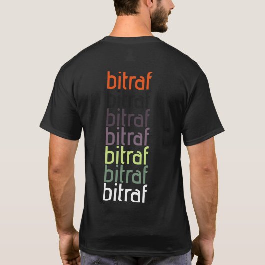 Bitraf - DIY t-skjorte. ta vekk legg til elementer T-shirt (Achterkant)