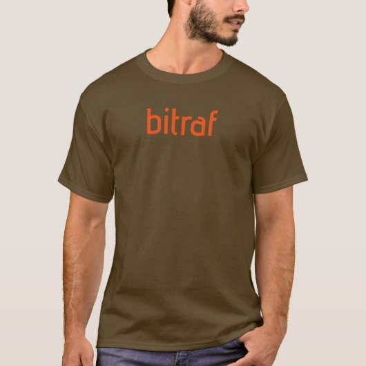 Bitraf - enkel logo I T-shirt (Voorkant)