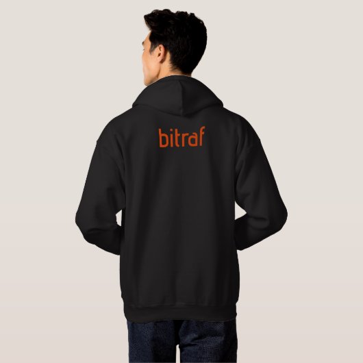 Bitraf - hoodie logo bak (Achterkant volledig)