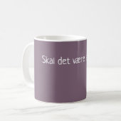 Bitraf kopp - skal det være sånn? koffiemok (Voorkant links)