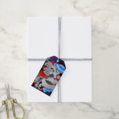 Bits and Pieces – Surrealistische Puzzel Gezichten Cadeaulabel (Met Touw)