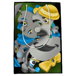 Bits and Pieces – Surrealistische Puzzel Gezichten Medium Cadeauzakje