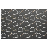 Bits and Stirrups Equestrian (op grote schaal) Stof (Fat Quarter)