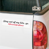 "Bits"-Bumpersticker Bumpersticker (Op Truck)