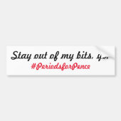 "Bits"-Bumpersticker Bumpersticker (Voorkant)