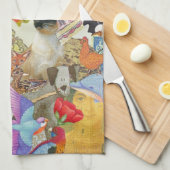Bits Collage 1 keukenhanddoek (Quarter Fold)