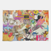 Bits Collage 1 keukenhanddoek (Horizontaal)