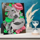 Bits & Pieces – Surrealistische Jigsaw Gezichten K Fotoplaat (Zijkant)