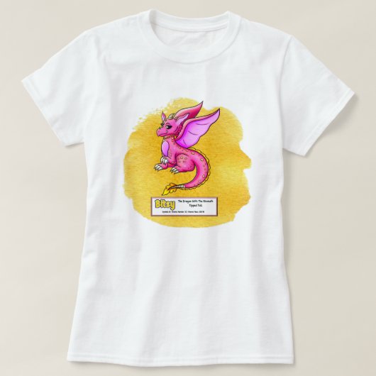 Bitsy de Bismut Elemental T-shirt (Design voorkant)