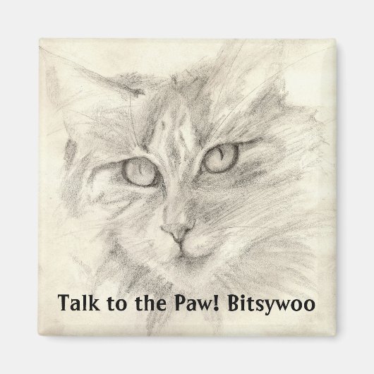 Bitsywoo Praat met de Paw Magnet (Voorkant)