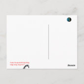 Bitten Apple Briefkaart (Achterkant)