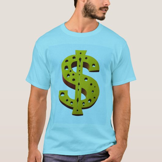 Bitten Dollar ontworpen T-shirt - Eet wat je verdi (Voorkant)