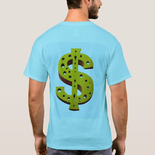 Bitten Dollar ontworpen T-shirt - Eet wat je verdi (Achterkant)