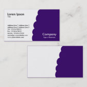 Bitten - Donker Violet Visitekaartje (Voorkant / Achterkant)