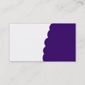 Bitten - Donker Violet Visitekaartje (Achterkant)