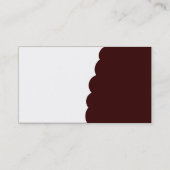 Bitten - Donkerbruin Visitekaartje (Achterkant)