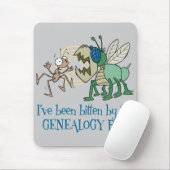 Bitten door de genealogie-bok muismat (Met muis)