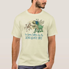Bitten door de genealogie-bok t-shirt