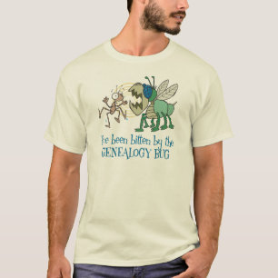 Bitten door de genealogie-bok t-shirt