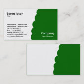 Bitten - Groen Visitekaartje (Voorkant / Achterkant)