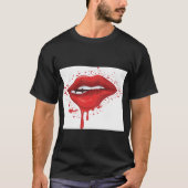Bitten Lips T-Shirt – Bold, Stylish & Unapologetic (Voorkant)