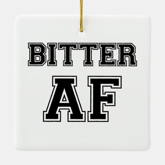 BITTER AF KERAMISCH ORNAMENT (Achterkant)