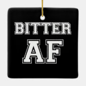 BITTER AF PINGING PONG BALL KERAMISCH ORNAMENT (Achterkant)