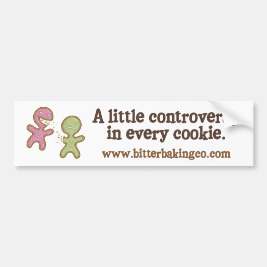 Bitter Baking Company Logo Bumpersticker (Voorkant)